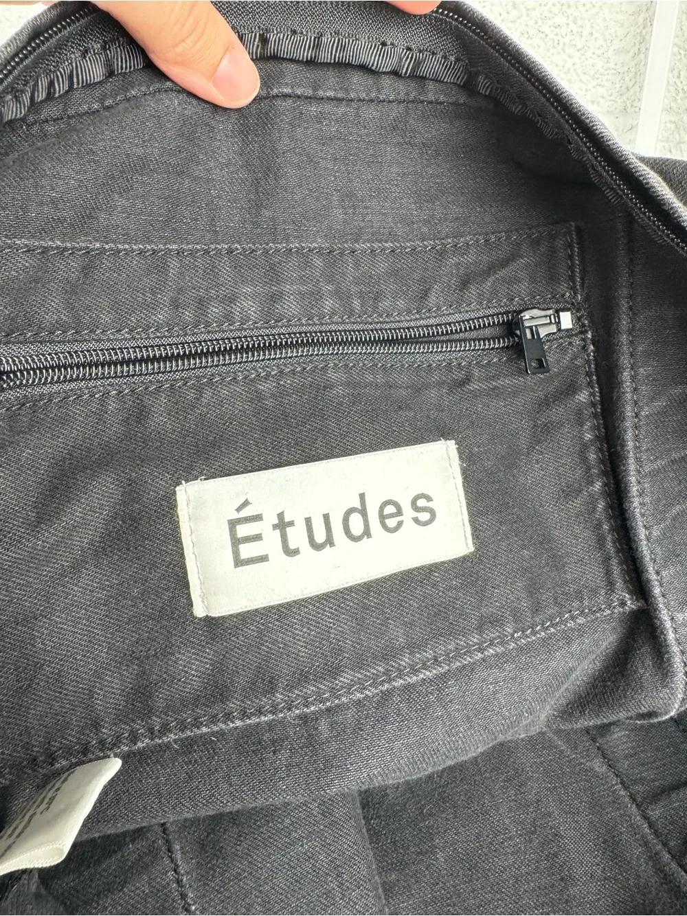 Études Studio August Weekend Bag Black Logo Canvas Duffel Travel Tote